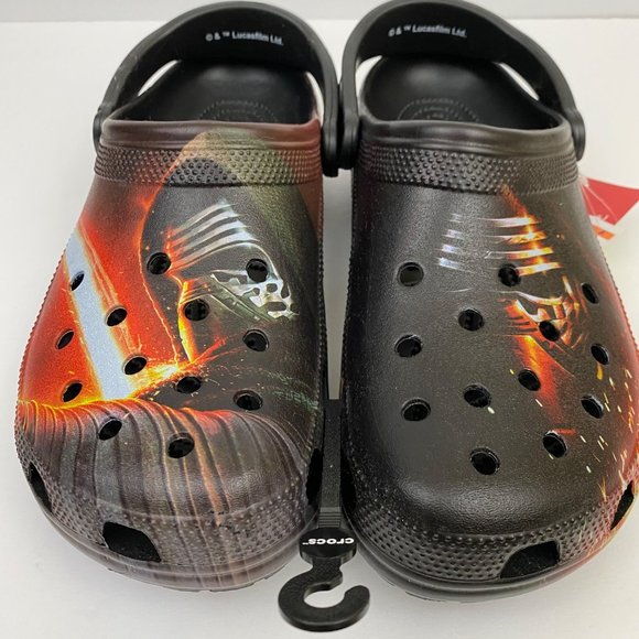 Crocs Classic Star Wars Villain Clog RARE Kylo Ren Force Awakens Men 11 - Picture 3 of 9